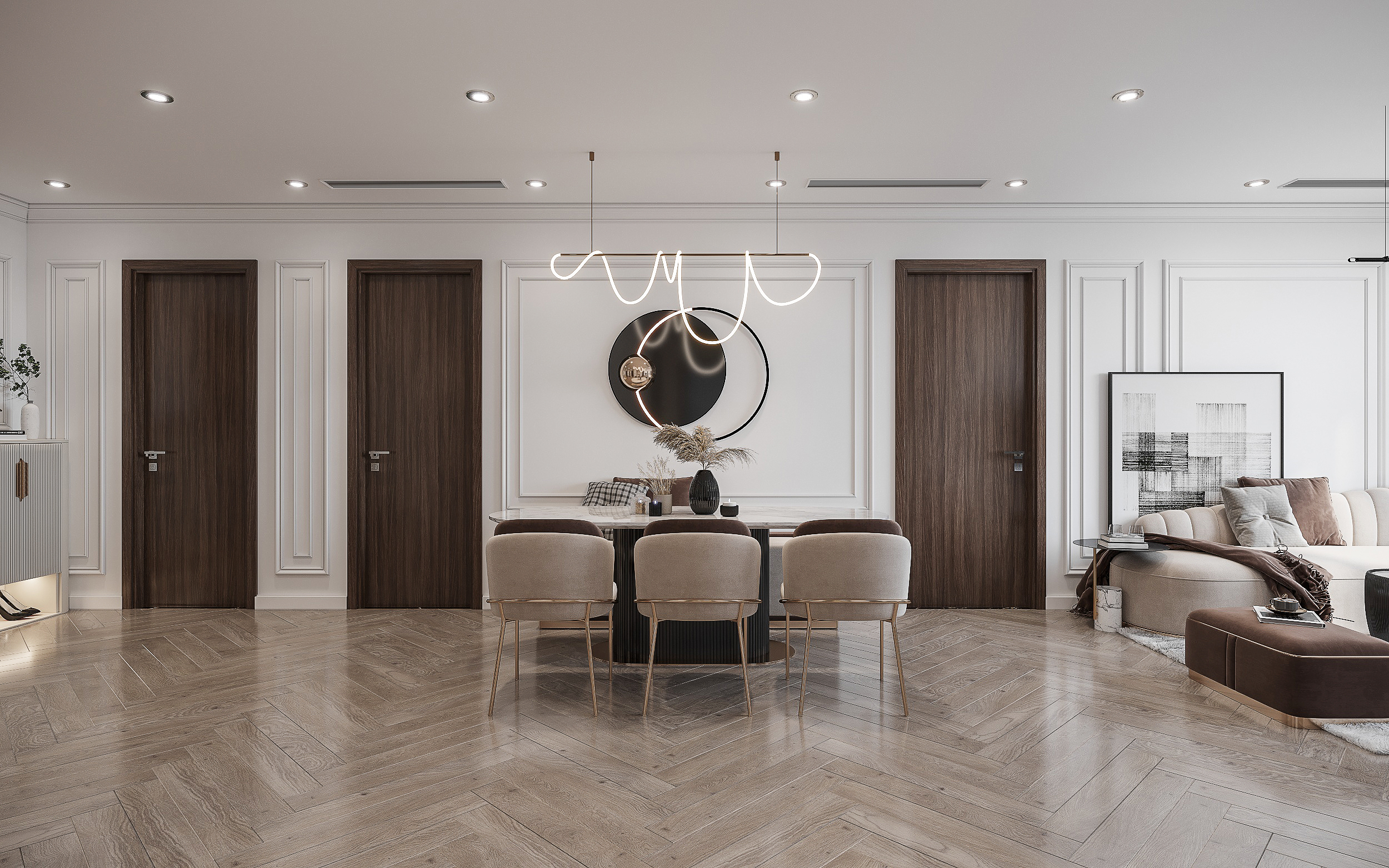 Livingroom+Kitchen The Summit Building-0