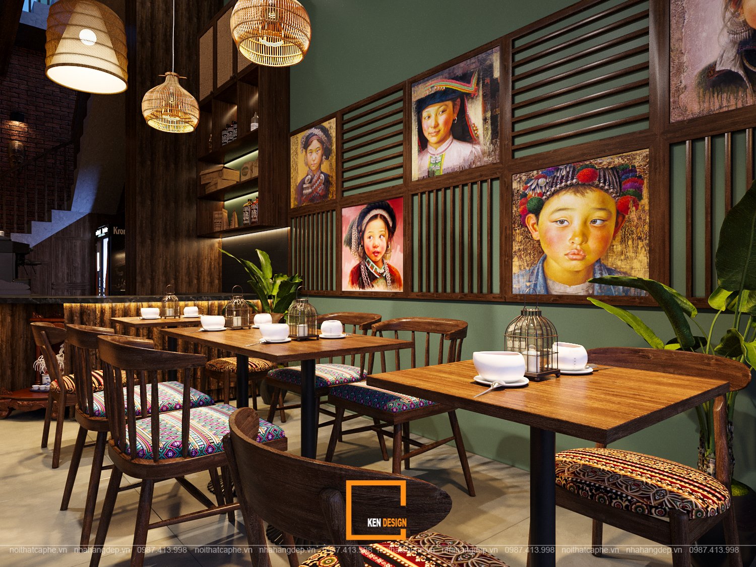 Quán Café A Bảo（A Bảo咖啡馆）丨KenDesign-14