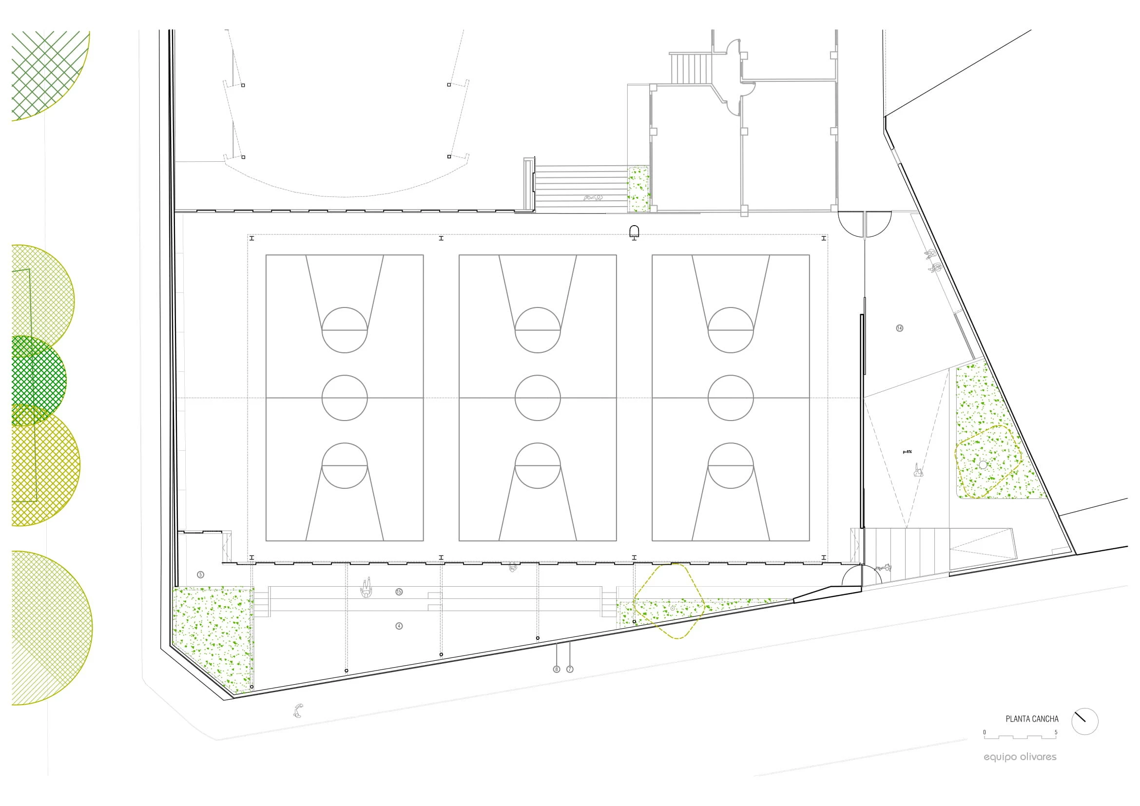 西班牙英语学校的体育运动丨西班牙丨Equipo Olivares Arquitectos-23