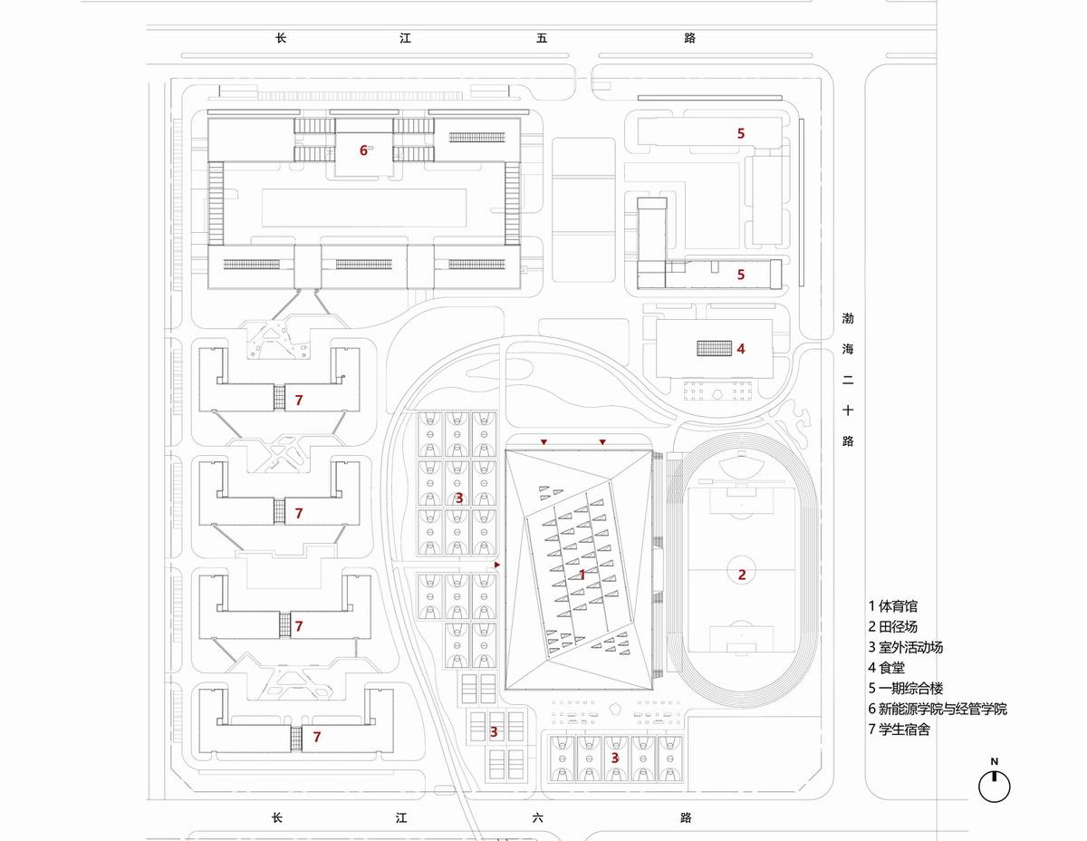 渤海科技大学体育馆丨中国滨州丨中科院建筑设计研究院有限公司-64