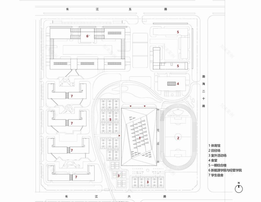 渤海科技大学体育馆丨中国滨州丨中科院建筑设计研究院有限公司-64