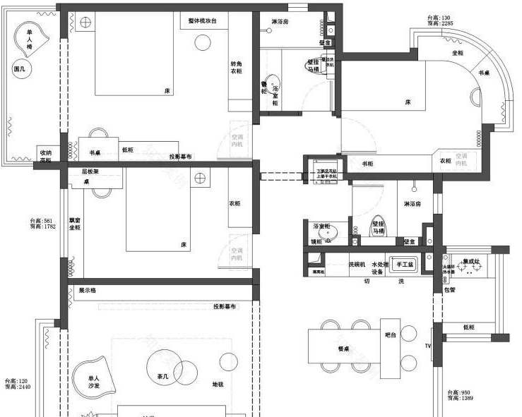 大城小镇现代简约家居设计-2