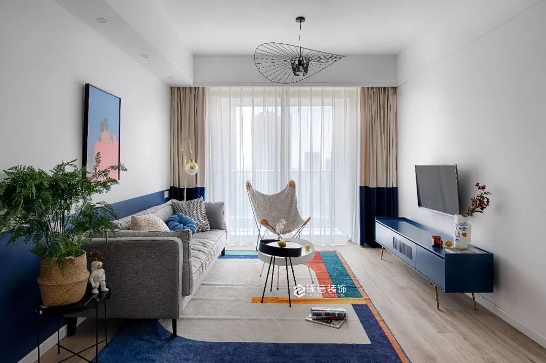 北欧混搭小两室，12W 打造出租屋变美宅-66