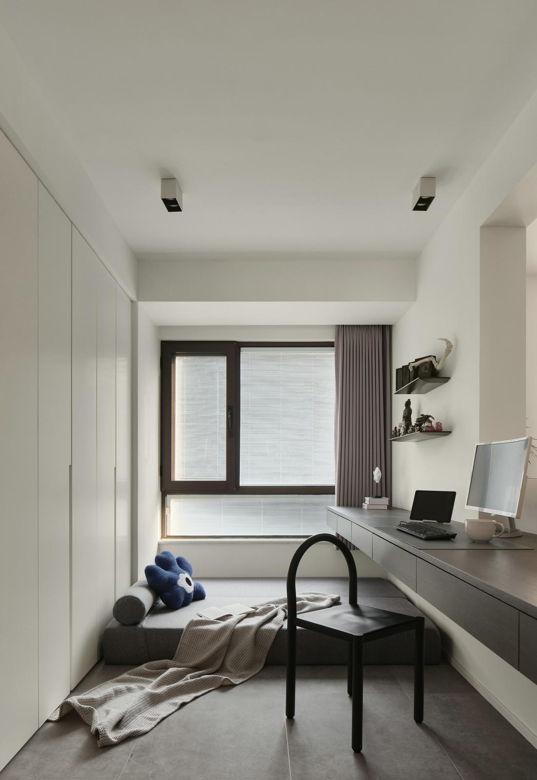 极简风开放式厨餐厅-17