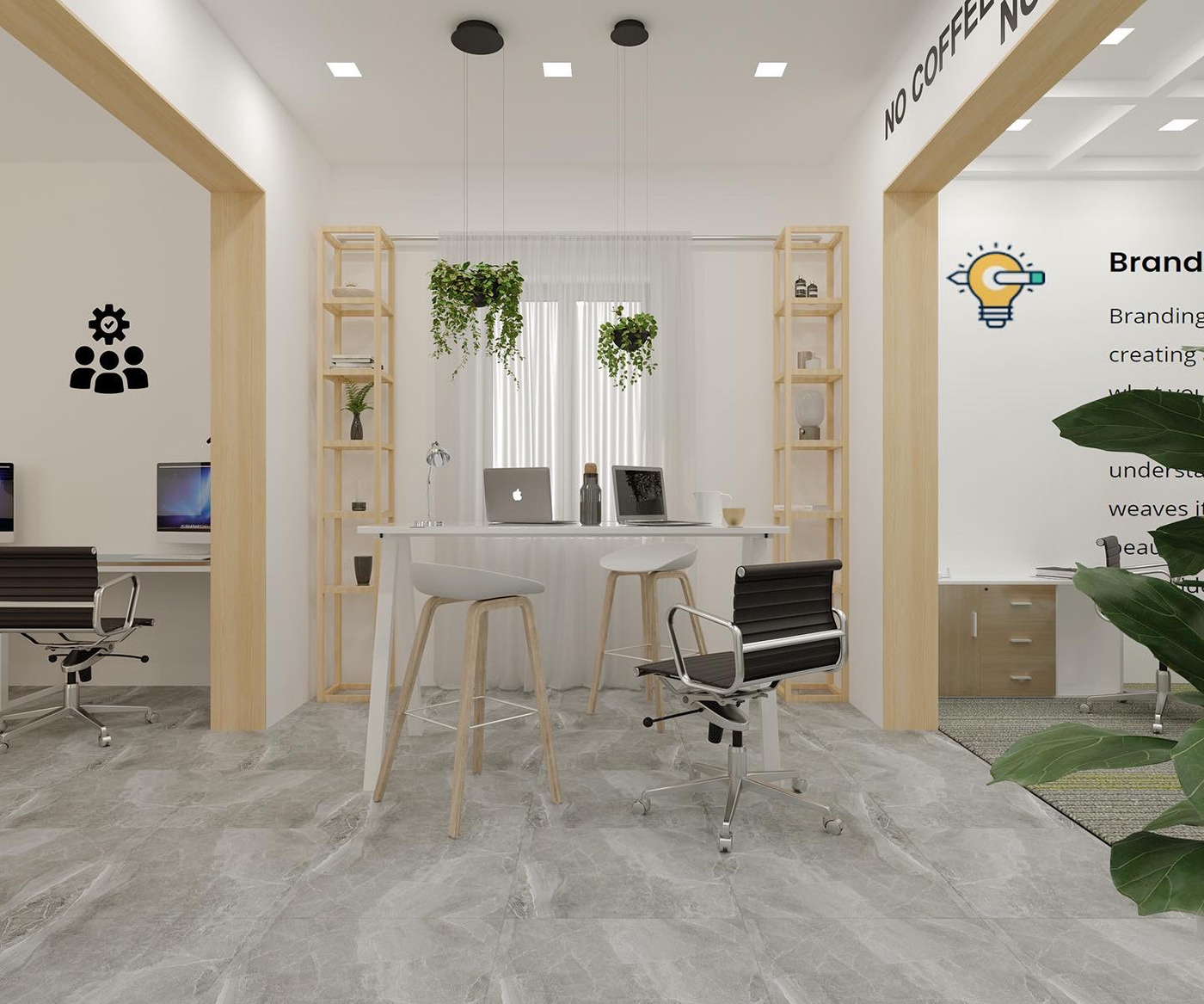 A tiny office interior-0