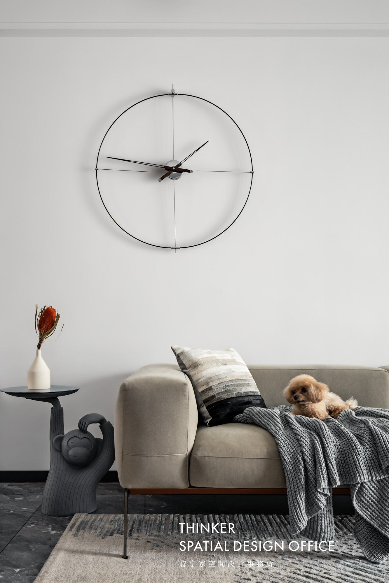 亲密关系丨旋转电视+开放式中西厨，让空间来适应家人之间的互动-30