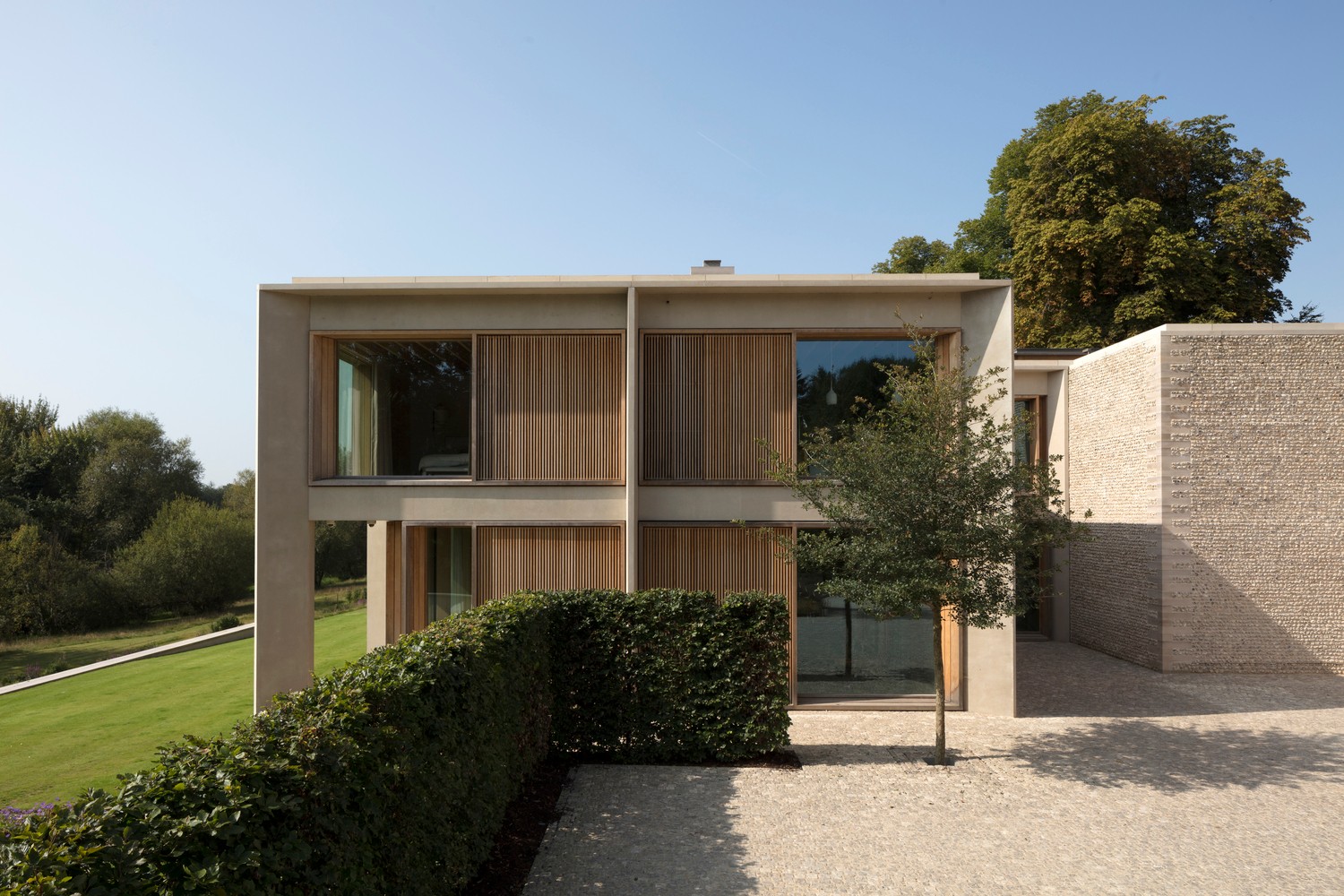 汉普郡住宅 | 融入自然的双层景观之家-9