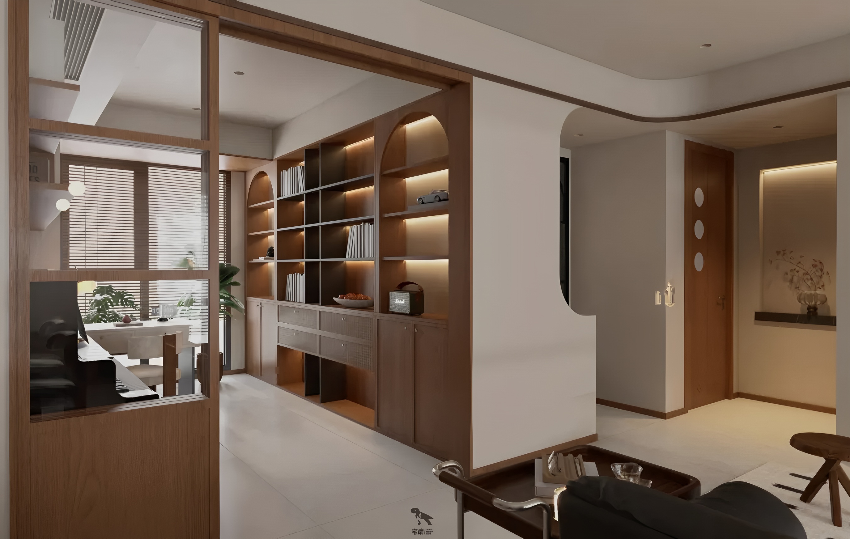 四川内江121 m²未来方舟丨中国内江丨宅南空间设计事务所-23