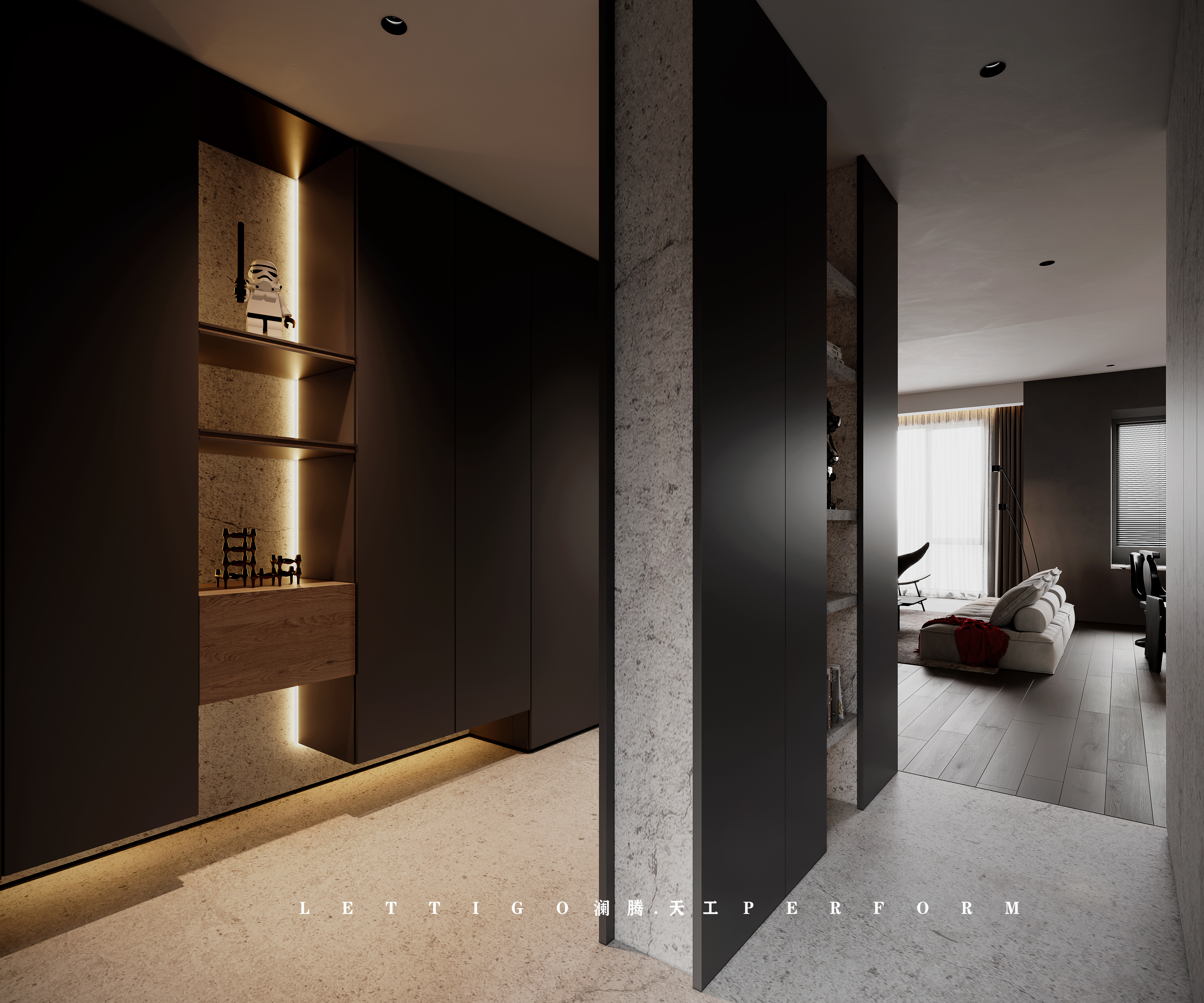 现代极简+高级黑，这样设计太酷啦！-7