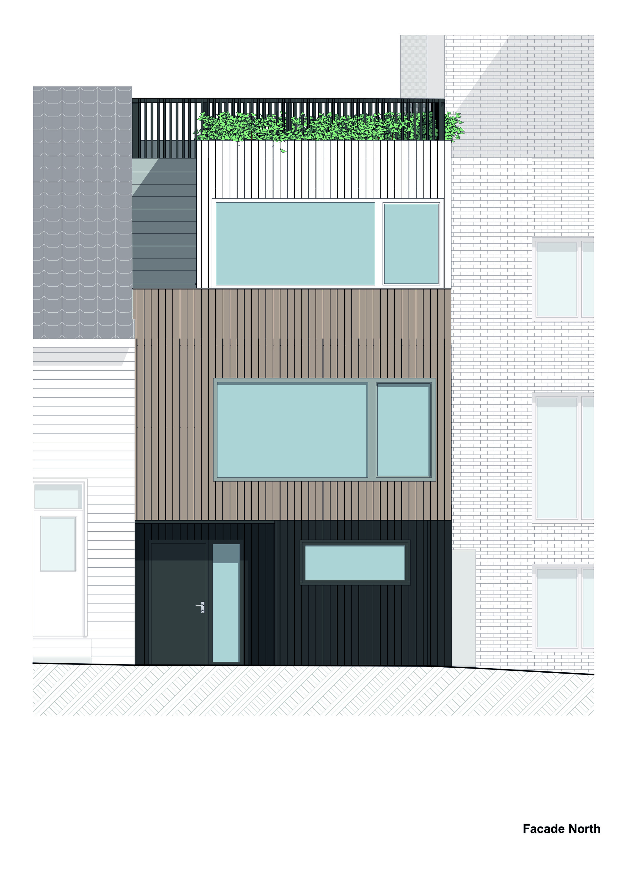 挪威海滨小镇的木质生活 | ABC Street House-31