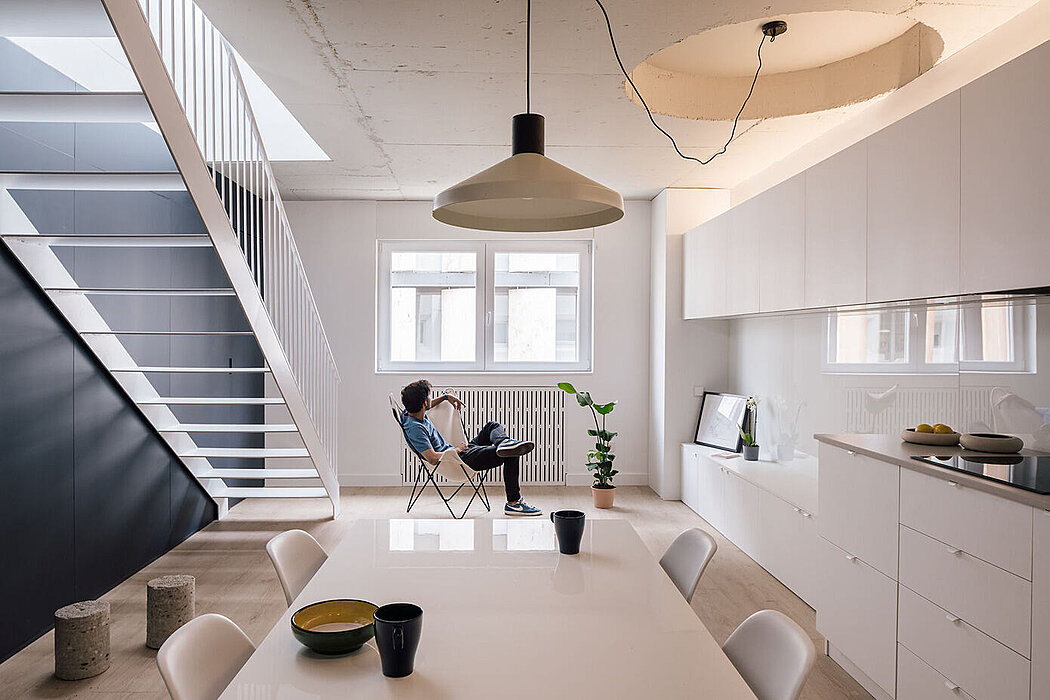 JB3A 当代顶层复式公寓丨西班牙马德里丨Cruz.Atelier-4