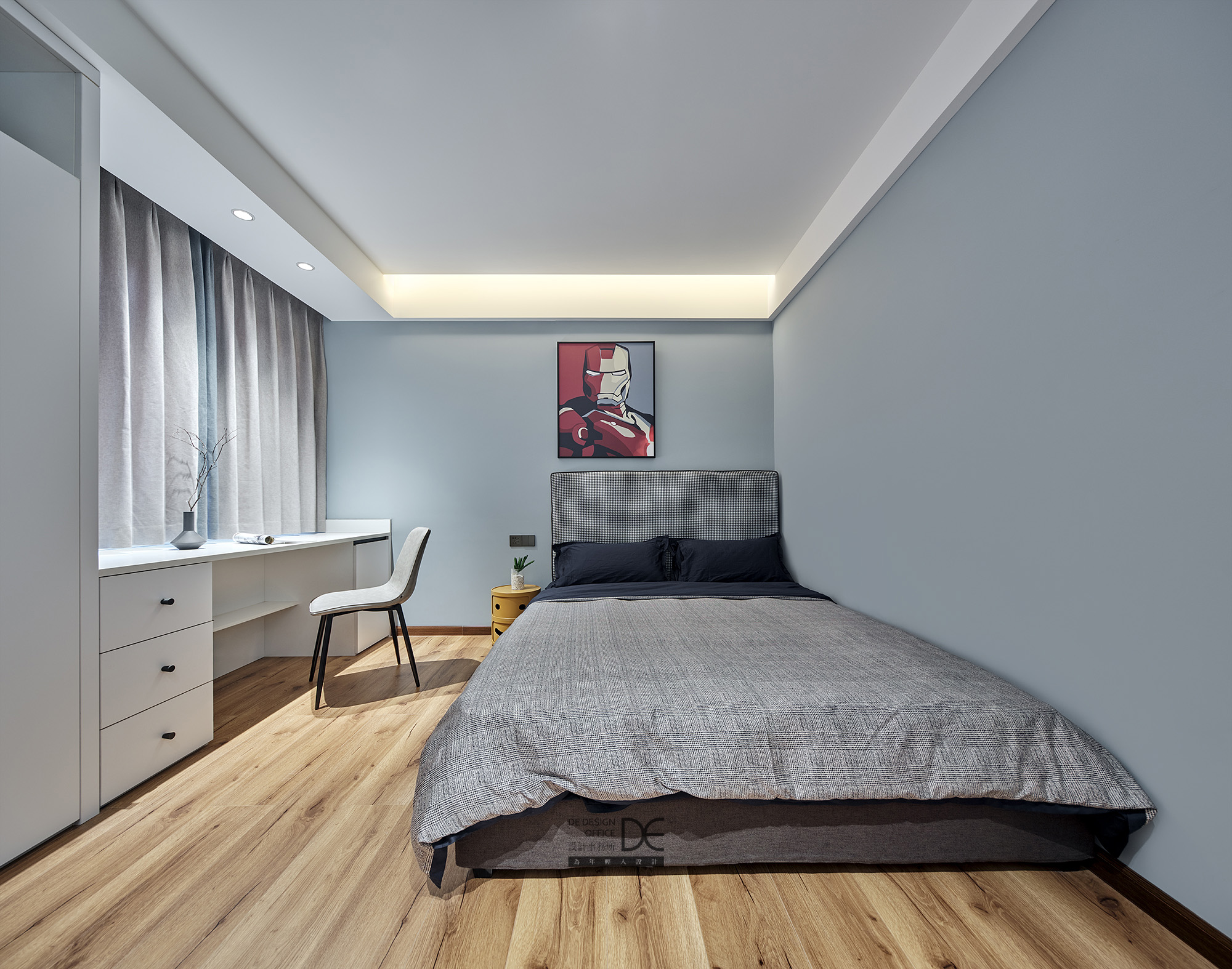 DE实景 · 997期 | 83㎡异形空间，如何装出“大”的感觉？-49