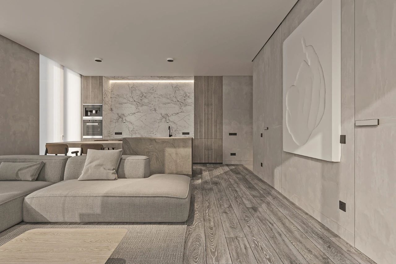 Ivan Honcharenko 打造 100㎡高级灰空间，简约而细腻-53