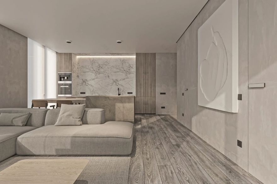 Ivan Honcharenko 打造 100㎡高级灰空间,简约而细腻-53