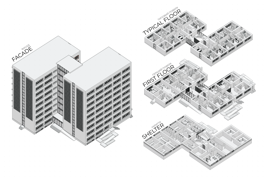 LNAA宿舍翻新(利沃夫国立艺术学院)丨乌克兰利沃夫丨Alina Nahaichuk-8