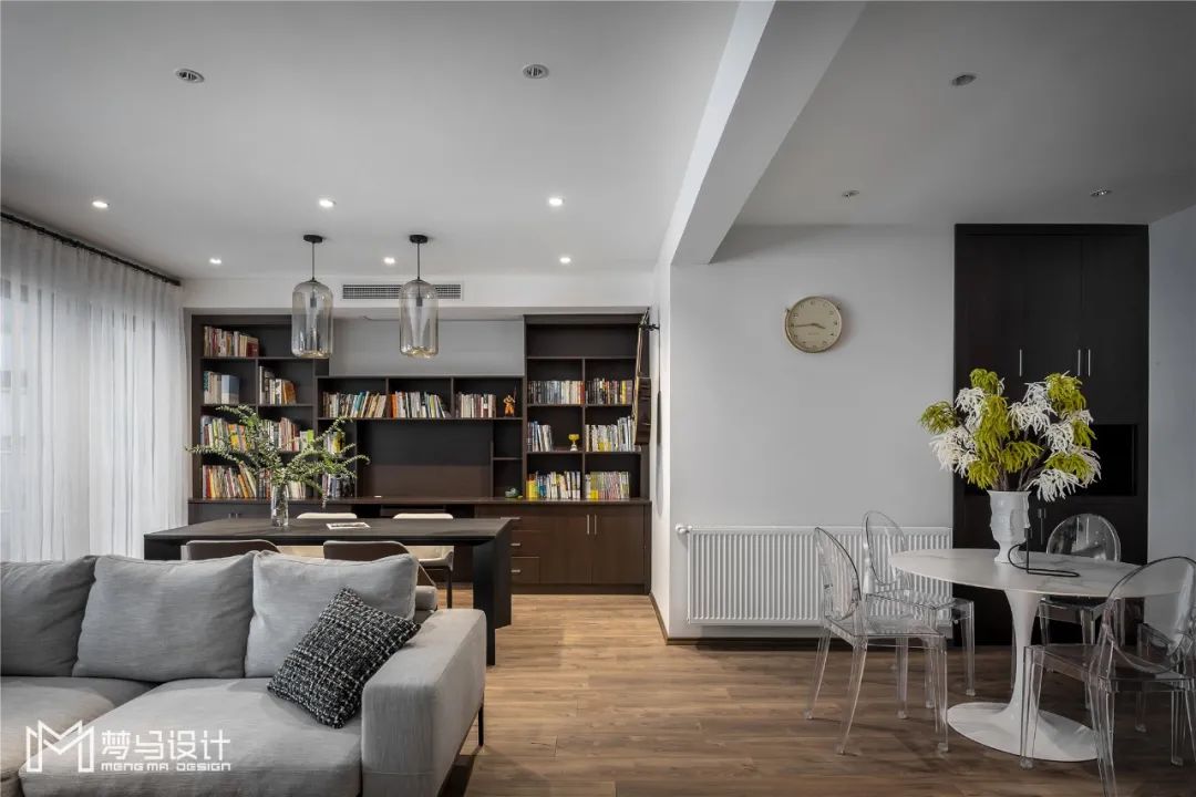 梦马设计·现代简约的人文之家-37