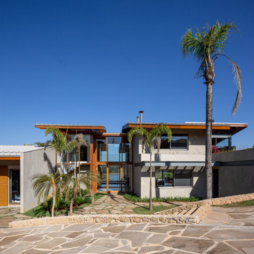 巴西水库旁的全景住宅设计-21