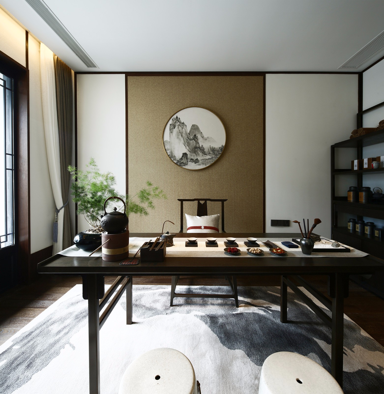 归真——浙江安吉天使小镇新中式样板间  易和极尚-26