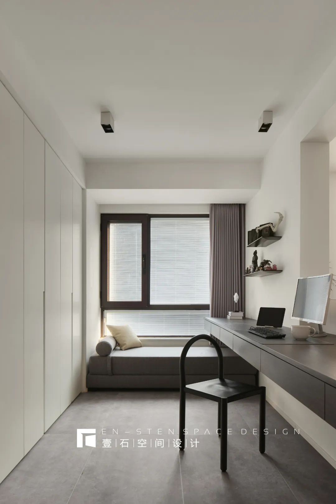 留白 · 南京壹石设计极简主义家居空间丨中国南京-25