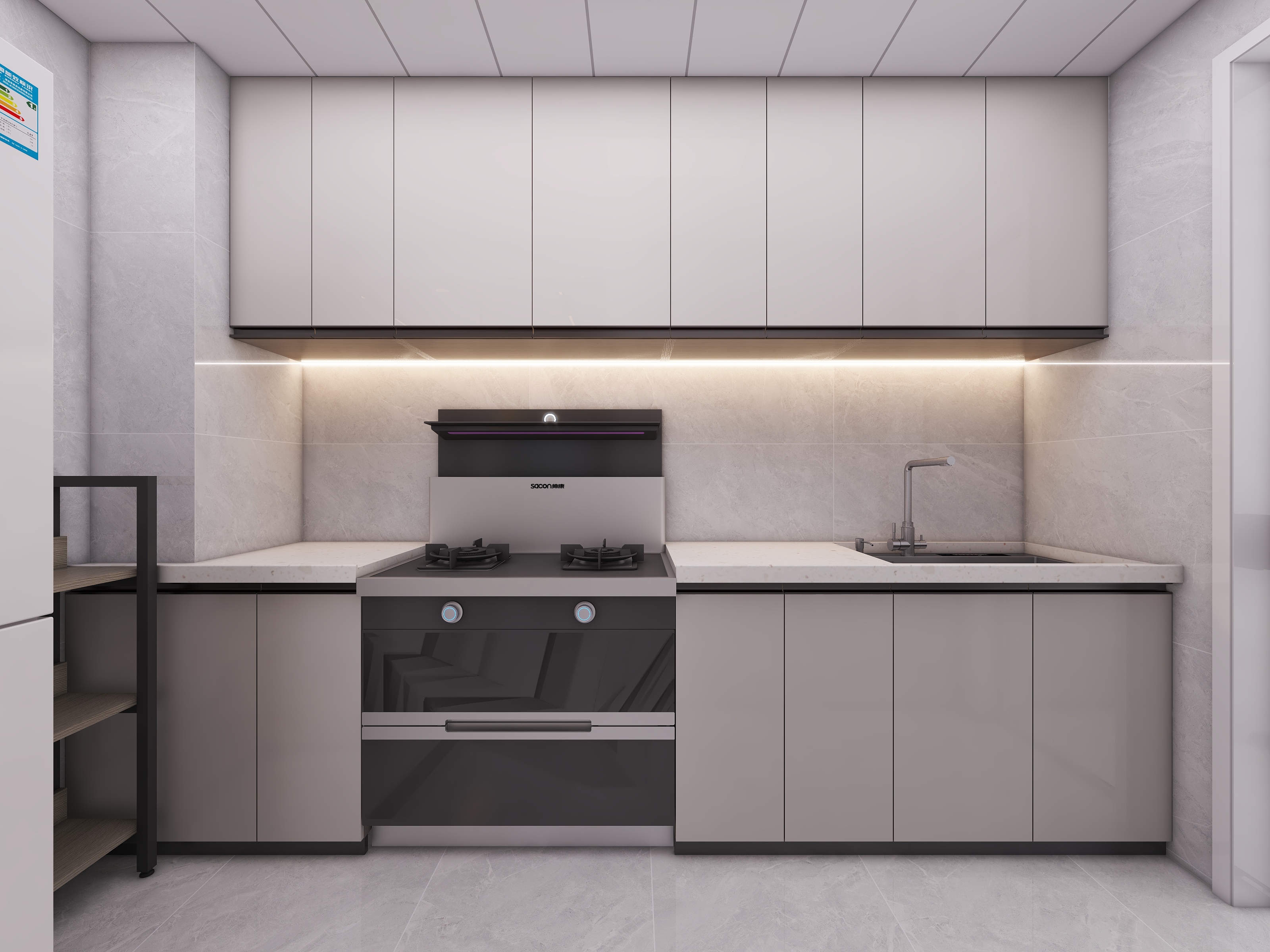 四川成都新津五峰安置房（71平方现代简约两居室）-44