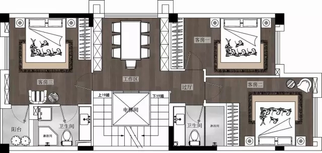 云南招商海公馆别墅私宅设计-60