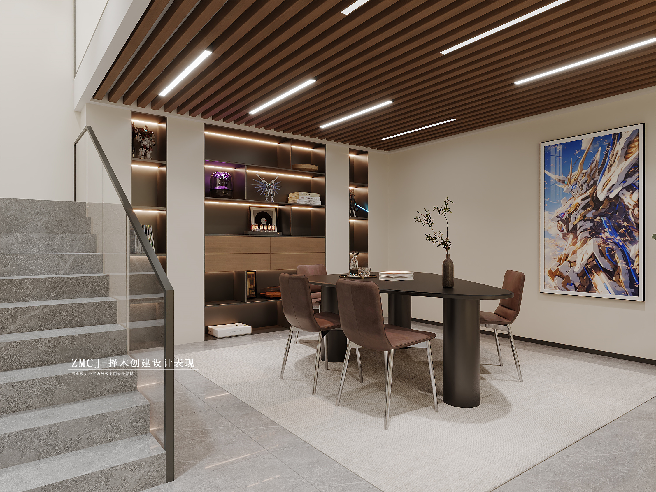 家装-现代别墅全屋-2