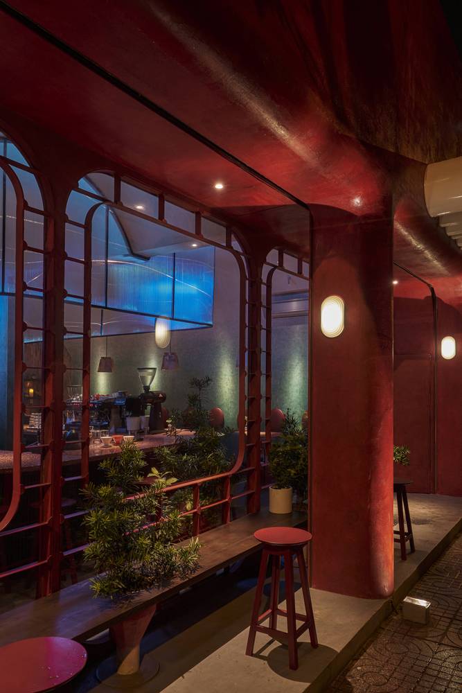 Okkio Cafe设计丨越南胡志明市丨Red5studio-50