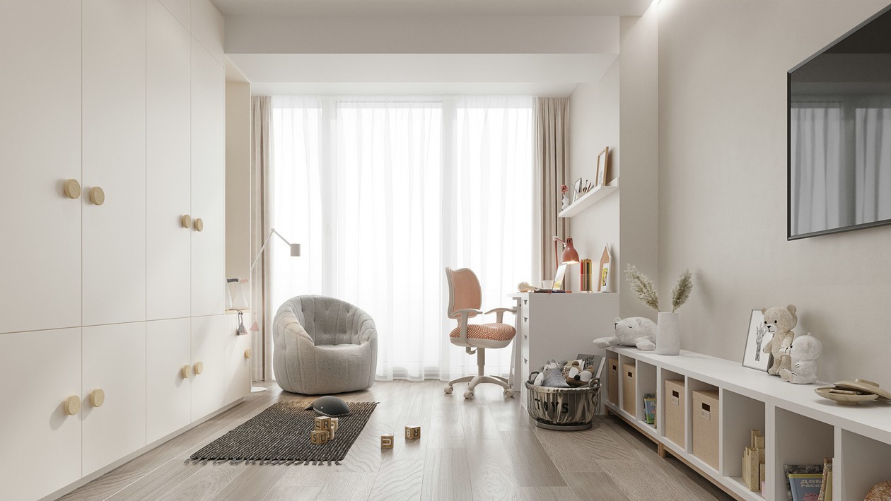 乌克兰上城 130平简约空间设计-5