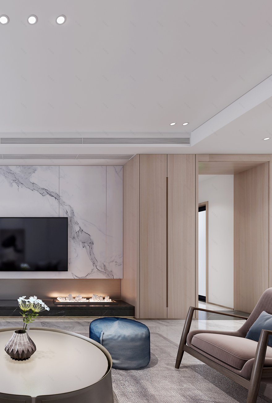 长沙九峰小区现代简约家居设计,温馨舒适尽展生活美学-15