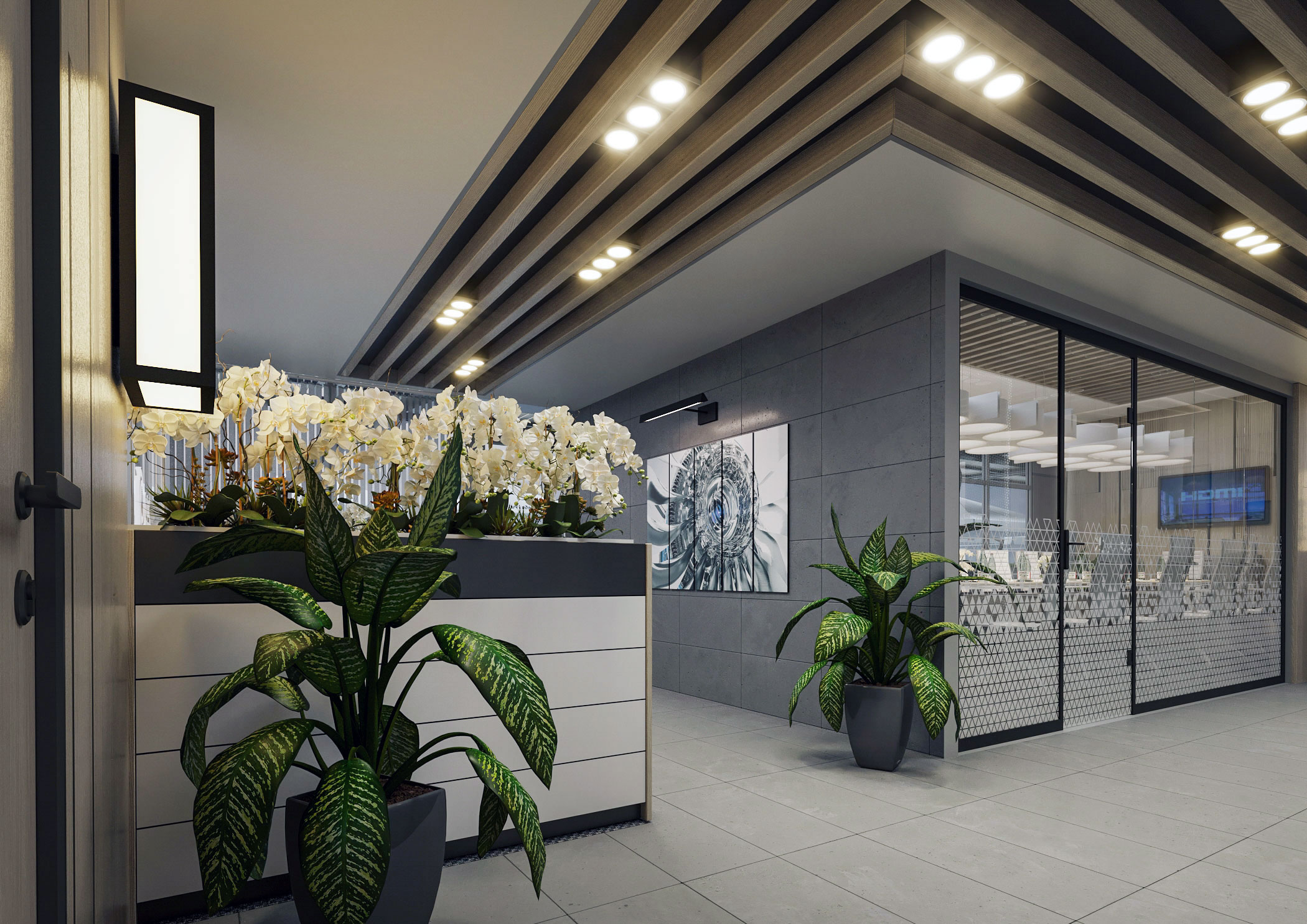 Интерьеры в шале для компании ОДК-12