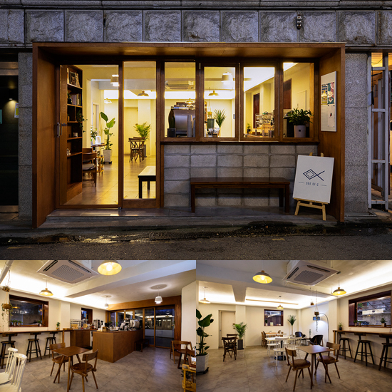 20 平米白色与木质元素打造温馨小资咖啡馆-1