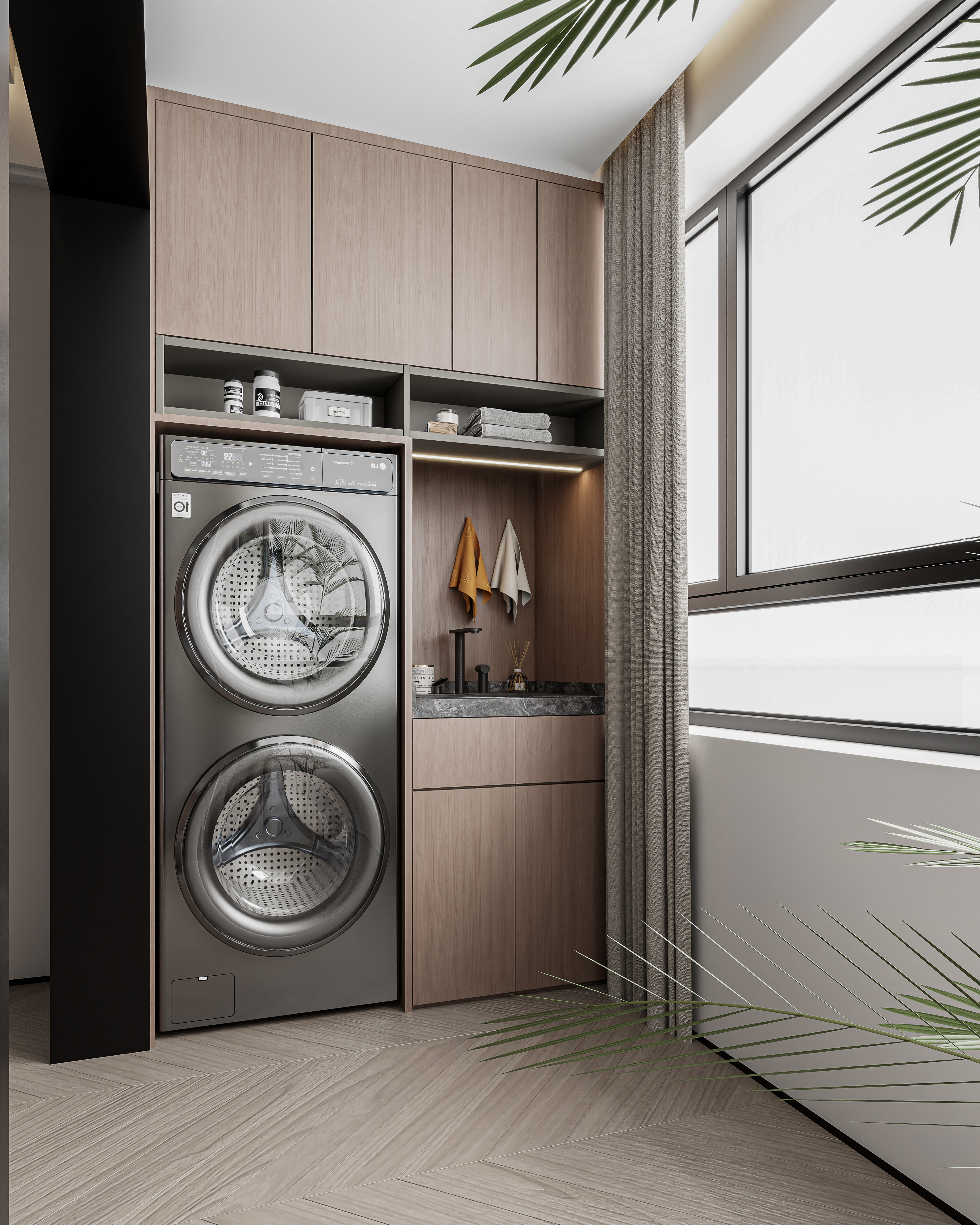 实体项目--建面160意式效果图-17