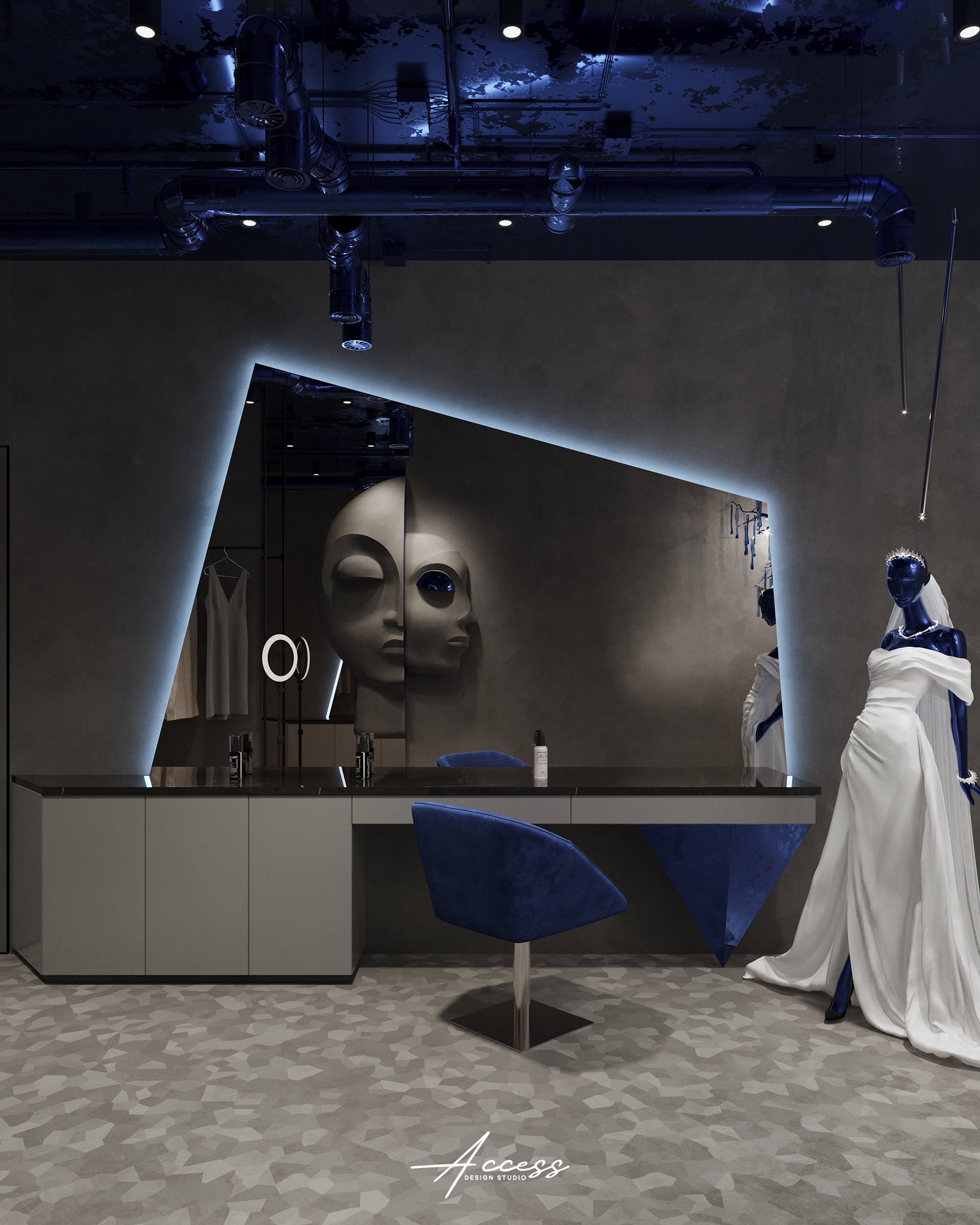 Nawras al Mullahi美容沙龙设计丨Access Design-41