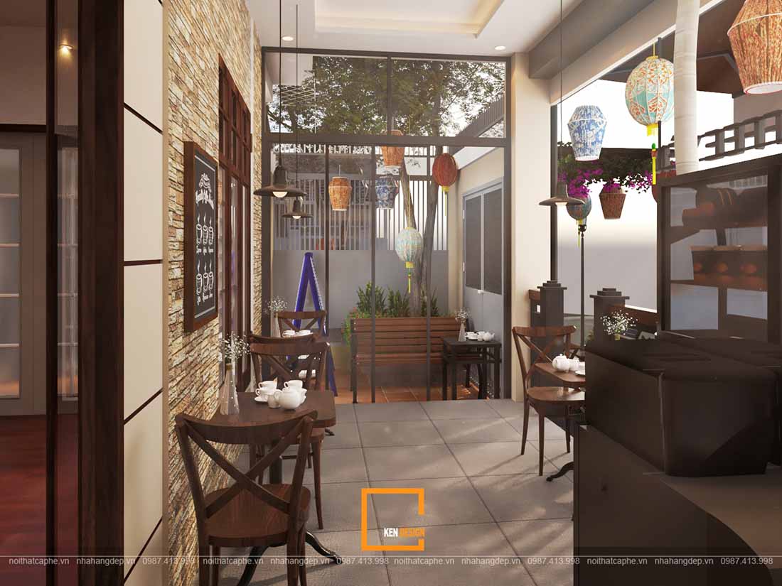 Cafe Yên翻新设计丨越南河内丨Ken Design-29