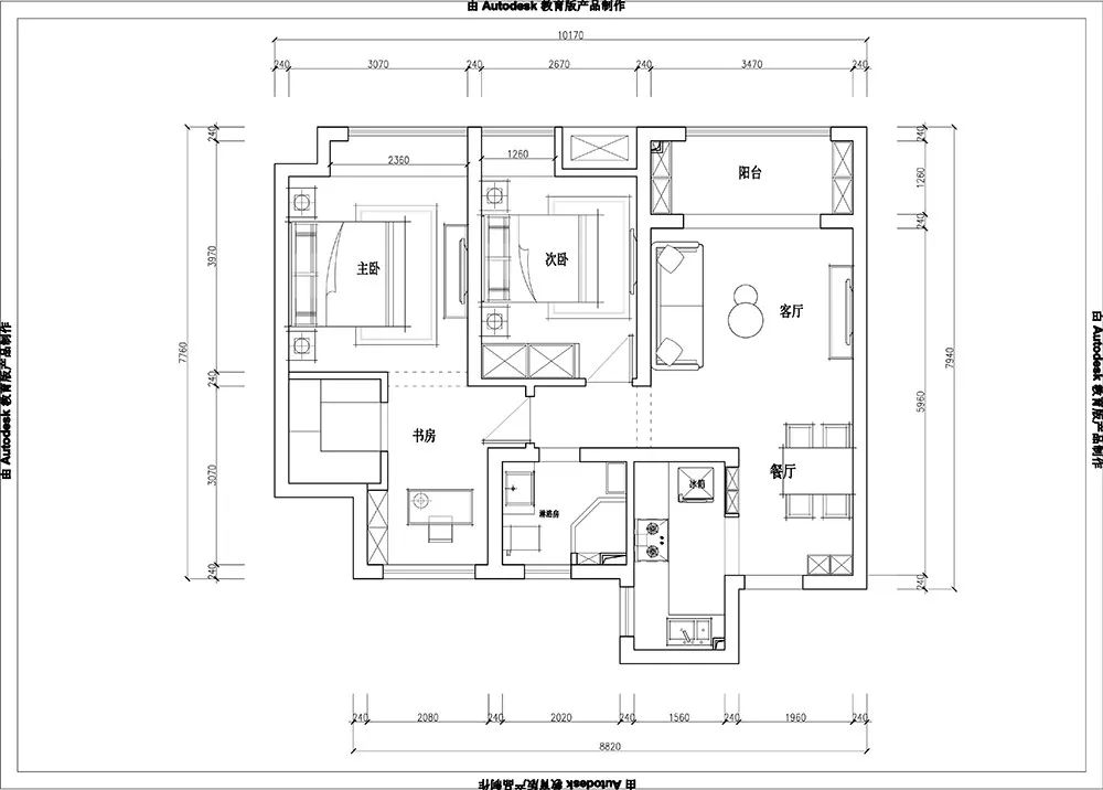 【亦帆优秀案例欣赏】85平/现代简约/空间利用率极佳-14
