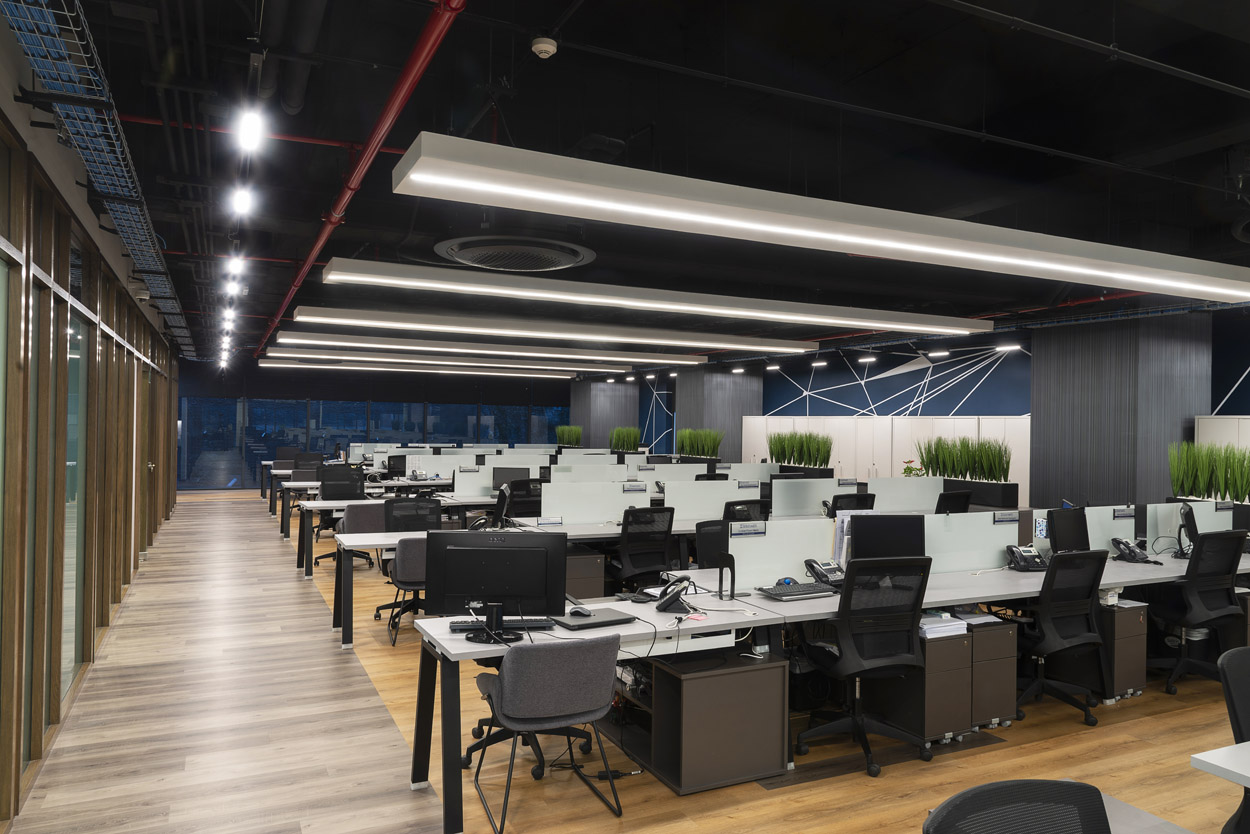 墨西哥城金融公司优雅办公空间-23