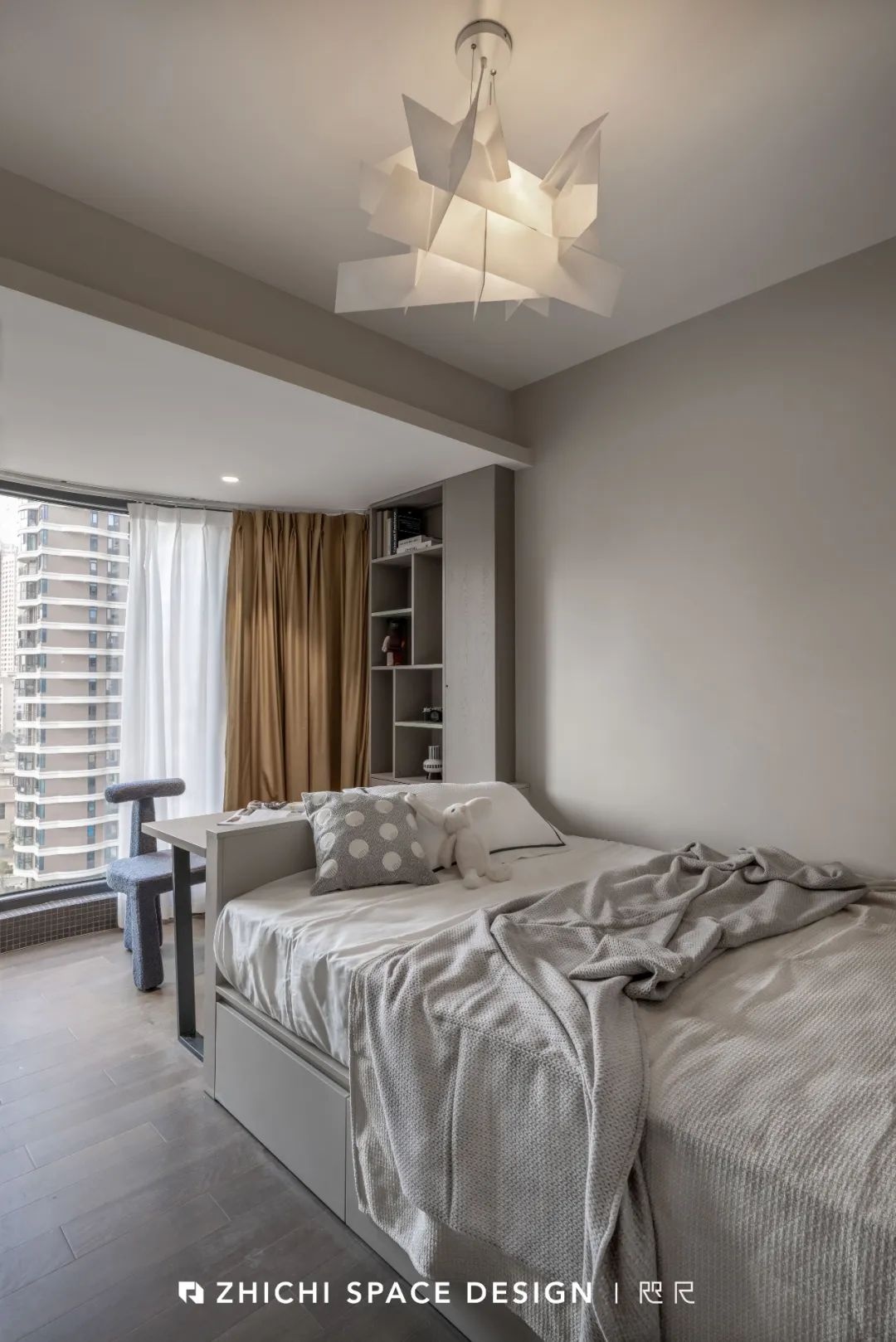 117m2 黑与蓝碰撞的高级想象丨武汉咫尺设计-53