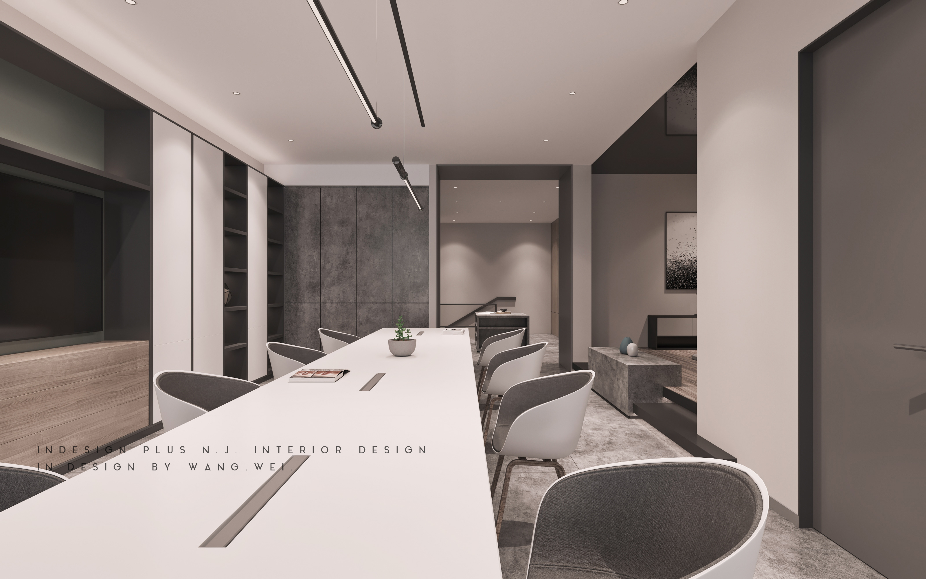 川木制造全案设计中心 | 极简工业风打造 280 平商业展厅-19