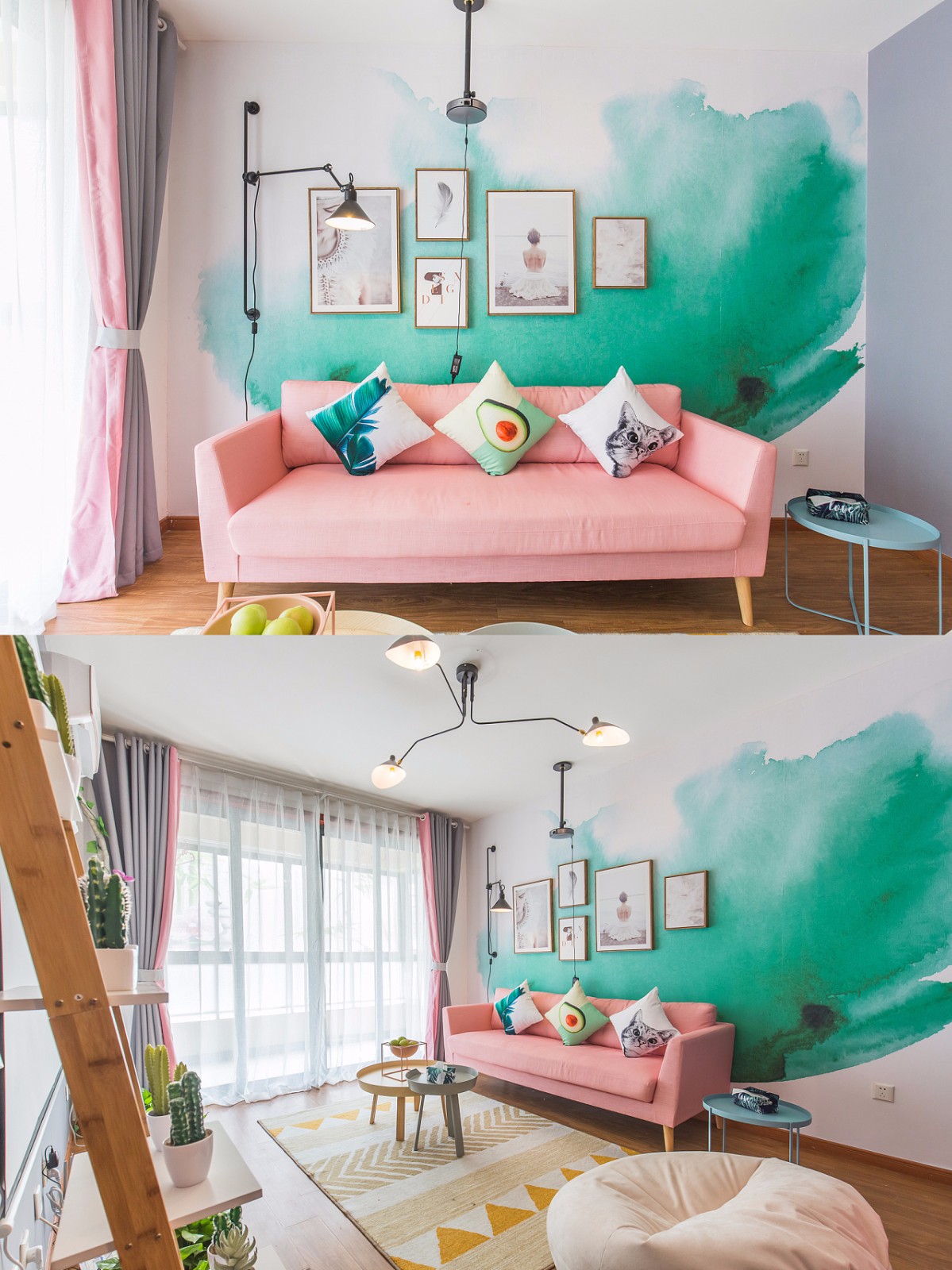 邓有柱打造北欧风撞色小清新摄影空间-4