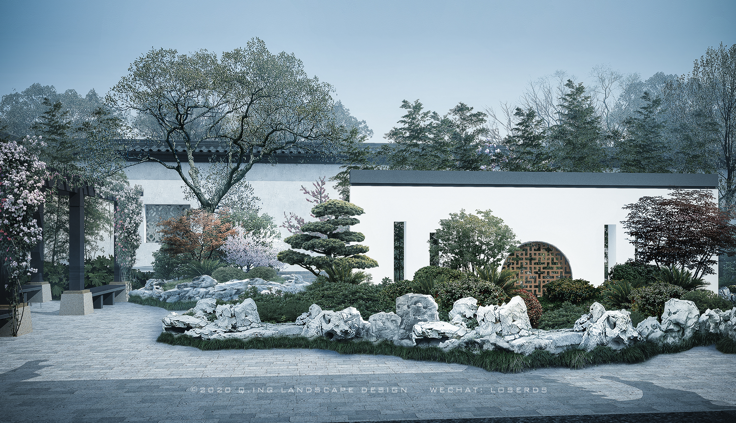 古建绿化景观-5