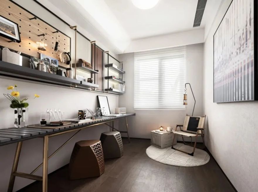 中海汇智里120户型样板间丨中国北京丨北京山禾金缘艺术设计股份有限公司-44