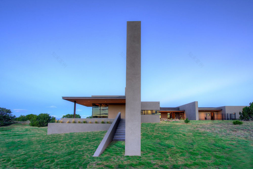 红色片墙指引住宅-14