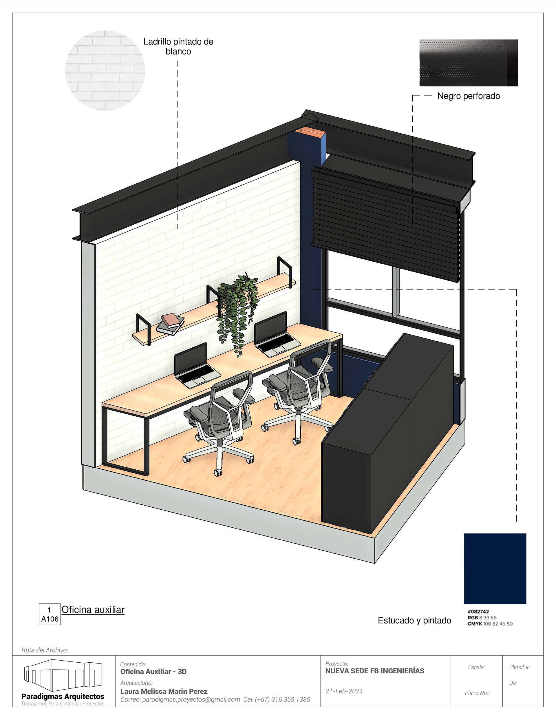 FB 工程与结构公司新总部办公室设计丨哥伦比亚-19