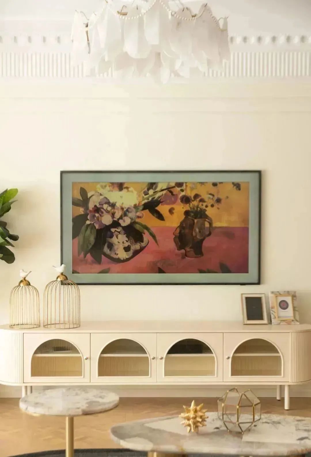 普罗旺斯阳光 · 120㎡奶油法式自在居所丨戚树芬-0