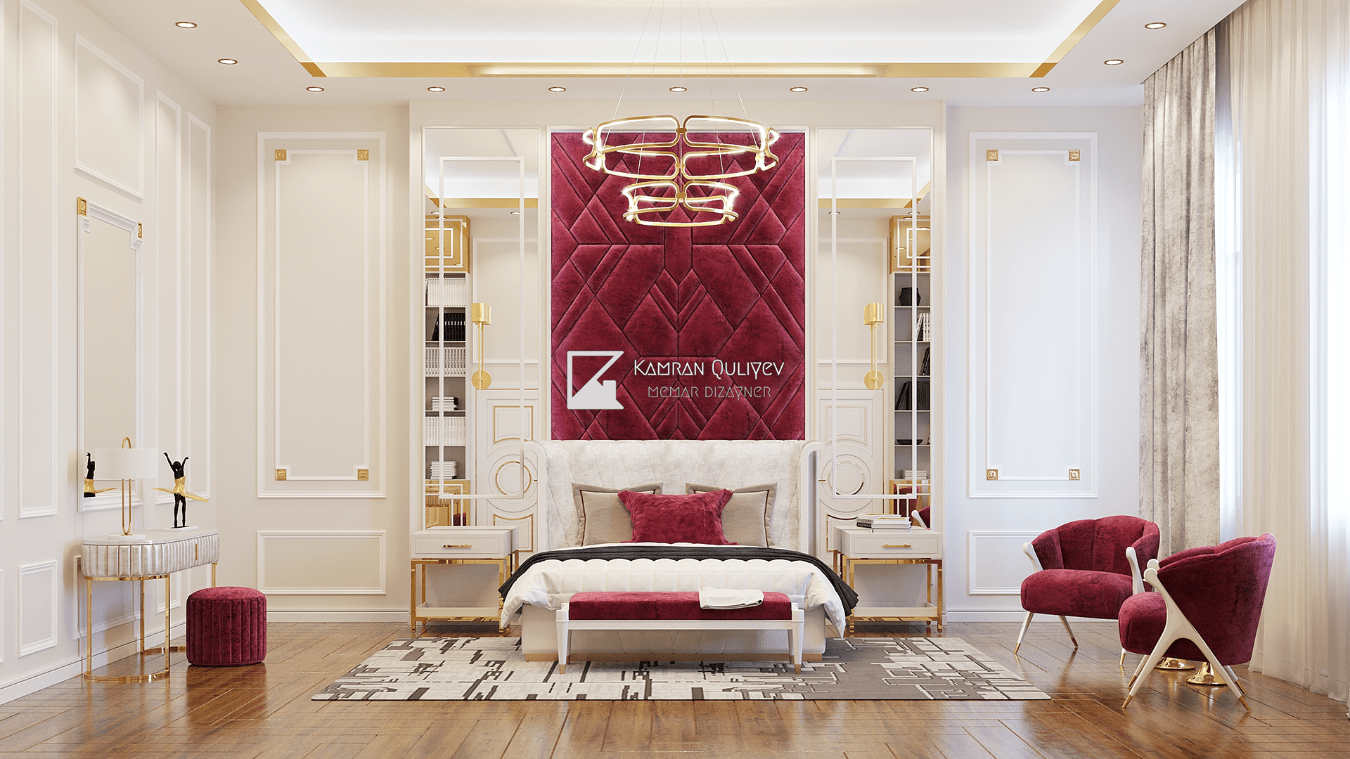 卧室设计丨阿塞拜疆丨Kamran Guliyev-19