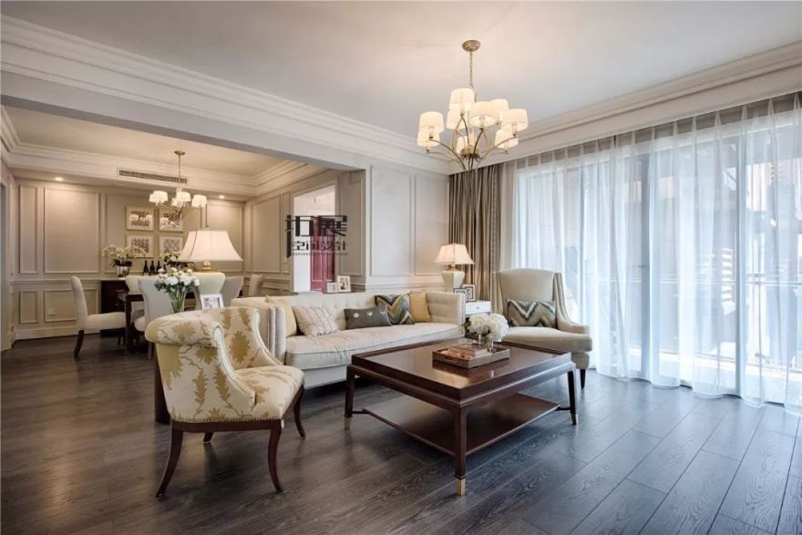 春风与湖 — 114㎡美式新古典,春风十里-15