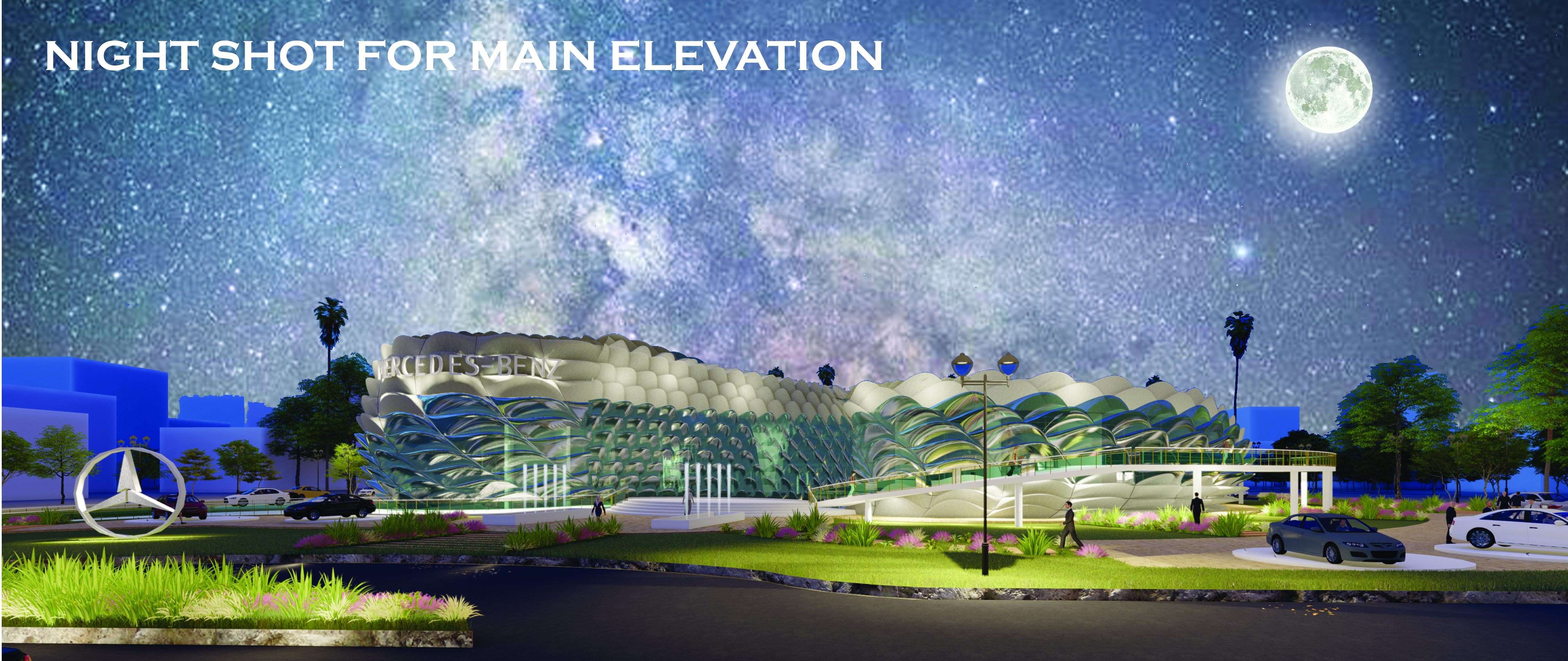 梅赛德斯汽车展厅丨埃及开罗丨Salma mohamed ibrahem-6