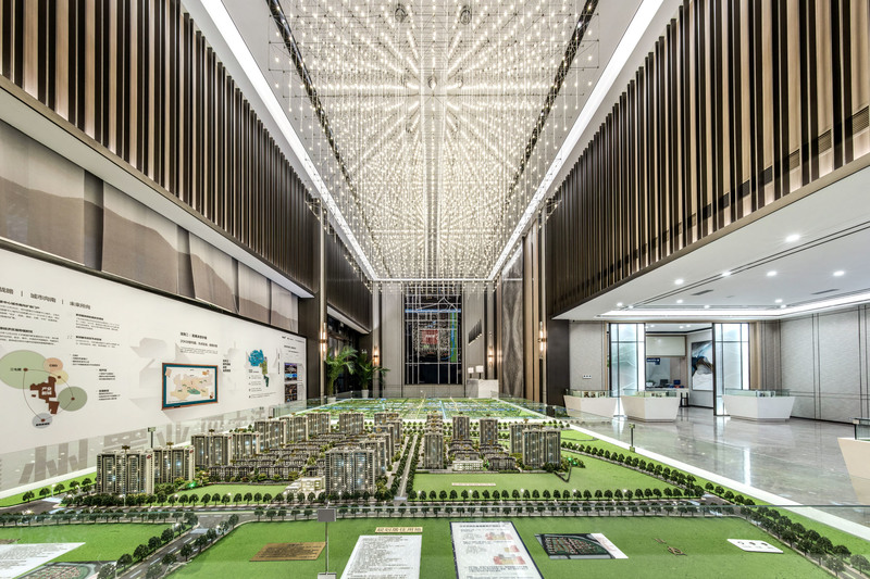 华夏郑州新郑孔雀城售楼处——摩登东方的生态艺术空间-28