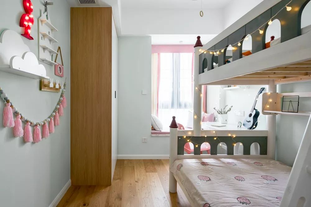 89㎡北欧小三房，原木质感打造舒适自然空间-56