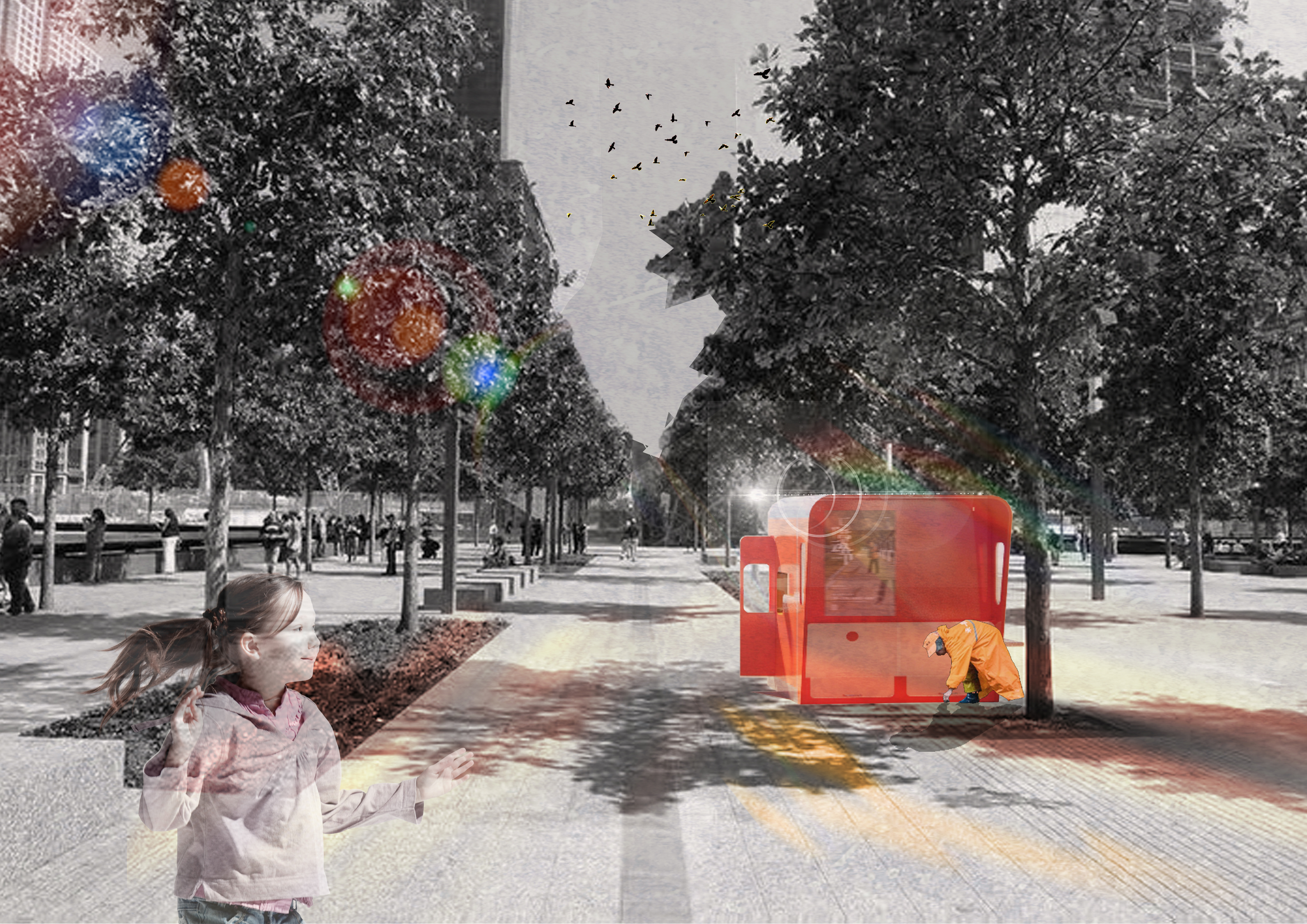 尘×橙光·环卫工人休息站设计丨湖南师范大学美术学院-15